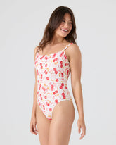 Cherry On Top Low Back One Piece Swimsuit
