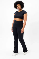 Zippy Flare Legging - Black