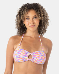 High Tide Ring Bandeau Bikini Top