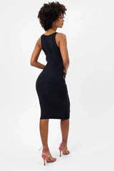 Sterling Terry Midi Dress - Black
