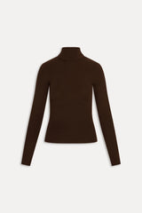 Tucker Knit Turtleneck Sweater - Amber