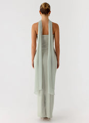 Libra Maxi Dress - Pastel Sage