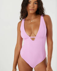 Haleiwa Plunge One Piece Swimsuit