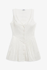 Charlotte Corset Mini Dress - White