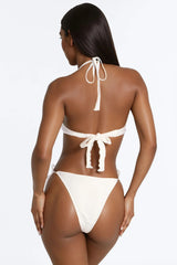Liana Textured Molded Cup 2 Piece Bikini - White