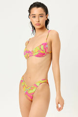 Maggie Terry Underwire Bikini Top - Peace Terry