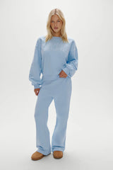 Travel Day Cotton Crewneck - Morning