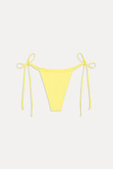 Tia Skimpy String Bikini Bottom - Yellow Iris