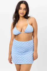 Windward Mini Skirt - Baby Blue