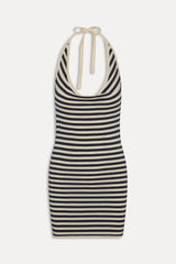 Moon Cloud Knit Mini Dress - Barefoot Stripe