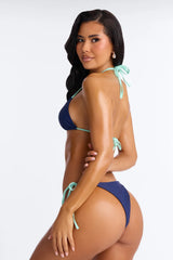 Here In Your Arms 2 Piece Bikini - Navy/combo