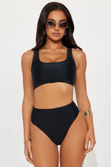 Beach House Swim 2 Piece Bikini - Black