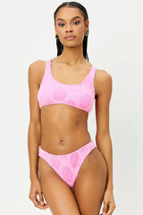 Connor Floral Terry Bikini Top - Flowerchild