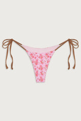 Mackenzie Floral Cheeky Bikini Bottom - Watercolor Hibiscus