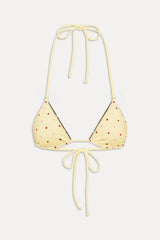 Nick Reversible Shine Bikini Top - Honey Bug