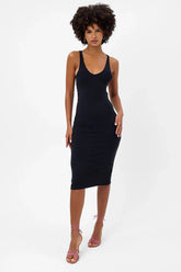 Sterling Terry Midi Dress - Black