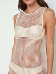 Angela Mesh Cover-Up Dress