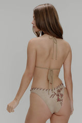 x BELLA HADID Nick Triangle Bikini Top - Desert Rose