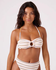 Go My Way Ring Bandeau Bikini Top