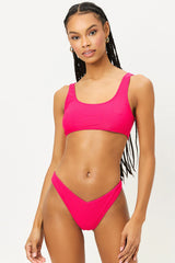 Enzo Cheeky Bikini Bottom - Rosewood
