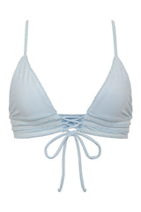 Cora Ruffle Bikini Top - New Moon