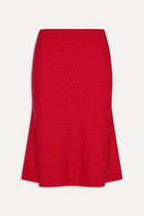 Magnolia Knit Midi Skirt - Cranberry