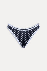 Catalina Full Coverage Bikini Bottom - Classic Polka Dot