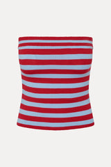 Sky Knit Tube Top - Blue Raspberry