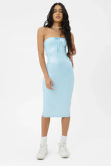 Hope Iridescent Strapless Dress - Cloud Chaser