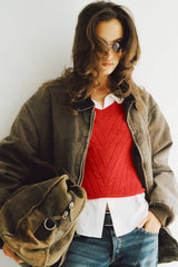 Kit V Neck Knit Sweater - Heartstrings
