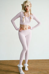 Pointe High Waist Legging - Icy Pink
