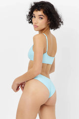 Dallas Iridescent Bralette Bikini Top - Cloud Chaser