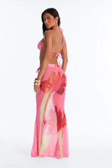 Can't Find The Words Bikini And Sarong - Pink/combo