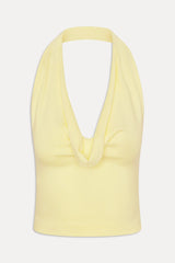 x JENNIE Briar Knit Halter Top - Morning Light