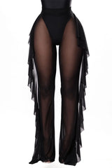 Sunshine See Through Cover Up Pant - Black