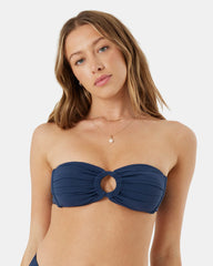SD Beach Classics Ring Bandeau Bikini Top