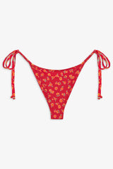 Mackenzie Floral String Bikini Bottom - Summer Flower