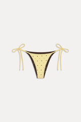 Mackenzie Reversible Bikini Bottom - Honey Bug