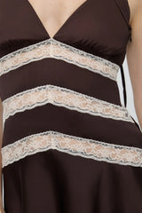 Sedona Satin Mini Dress - Gift Wrap