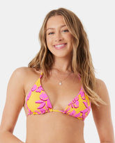 Island Time Reversible Mini Tiki Triangle Bikini Top