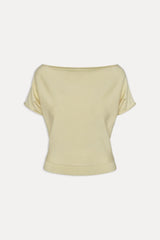 Montecito Boat Neck Knit Shirt - Buttercup