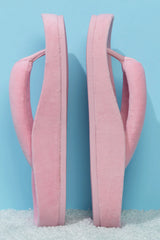 Puffer Padded Flip Flop - Baby Pink