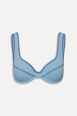 Romeo Underwire Bikini Top - Blue Vanilla