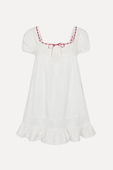 x BELLA HADID Western Poplin Mini Dress - White