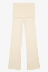 Mason Cloud Knit Flare Pant - French Vanilla