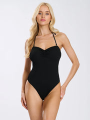 Tropic Crinkle Swimsuit in Black