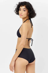 Ivy Triangle Bikini Top - Black