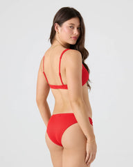 Rib Roxy Love Scoop Bralette Bikini Top