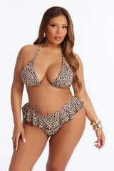 Bold Intentions 2 Piece Bikini Set - Leopard