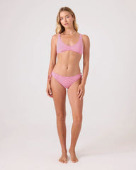 Good Vibes Tie Back Bralette Bikini Top